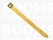 Stroller strap colored Various Yellow - breedte 1,8 × 27 cm met rolgesp - pict. 1