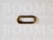 Rectangle loop antique brass plated 20 mm (per 10) - pict. 2