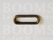 Rectangle loop antique brass plated 25 mm (per 10) - pict. 2