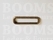 Rectangle loop antique brass plated 40 mm (per 10) - pict. 2