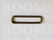 Rectangle loop antique brass plated 50 mm (per 10) - pict. 2