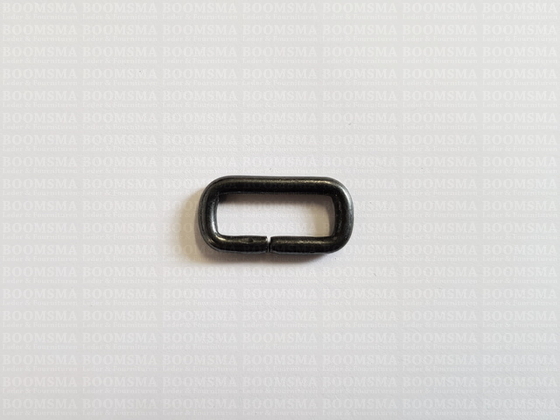 Rectangle loop nearly black 15 mm (per 10) - pict. 2