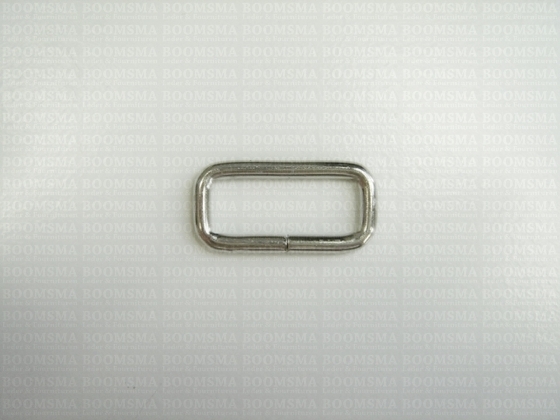 Rectangle loop silver 20 mm (per 10) - pict. 2