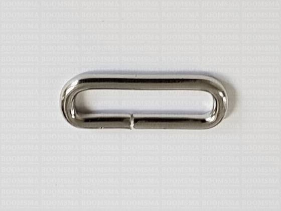 Rectangle loop silver 25 mm (per 10) - pict. 2