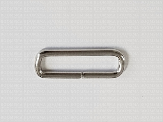 Rectangle loop silver 35 mm (per 10) - pict. 2