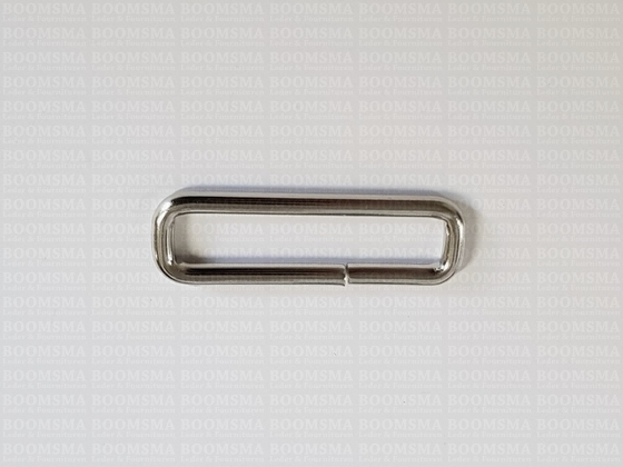 Rectangle loop silver 40 mm (per 10) - pict. 2