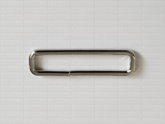 Rectangle loop silver 50 mm (per 10) - pict. 2