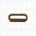Rectangle loop with roller antique brass plated 25 mm (ea) (8 mm height) - pict. 1