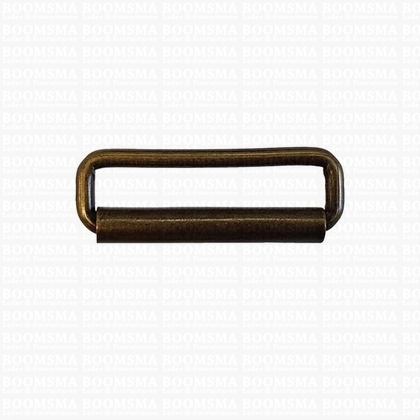 Rectangle loop with roller antique brass plated 35 mm (ea) (7 mm height) - pict. 1
