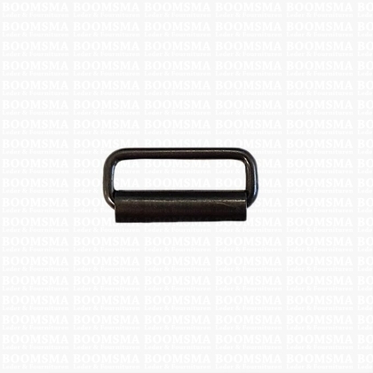 Rectangle loop with roller nearly black 20 mm (ea) (5 mm height) - pict. 1