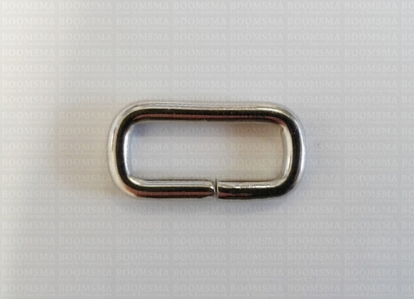 Rectangle loop silver 15 mm (per 10) - pict. 2