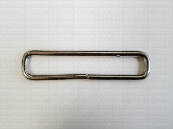 Rectangle loop silver 60 mm (per 10) - pict. 2