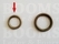 Ring deluxe oval and round antique brass plated Ø 15 mm, round thick: 2,8 mm - pict. 2
