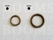Ring deluxe oval and round antique brass plated Ø 20 mm, round thick: 3,2 mm - pict. 3