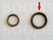 Ring deluxe oval and round antique brass plated Ø 20 mm, round thick: 3,2 mm - pict. 2