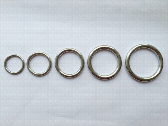 Ring round stainless steel - pict. 5