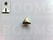 Rivet various forms silver triangle (10 × 10 mm) (per 10) - pict. 2