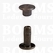 Rivets: Rivets 33 Double cap antique brass plated 33/9/2 per 100 - pict. 1