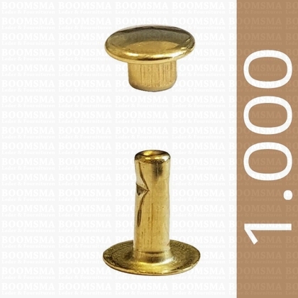Rivets: Rivets 33 Single cap gold 33/9 per 1.000 - pict. 1