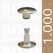 Rivets: Rivets 34 Double cap antique/mat silver  34/8/2 per 1.000 - pict. 1