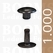 Rivets: Rivets 34 Double cap nearly black 34/8/2 per 1.000 - pict. 1