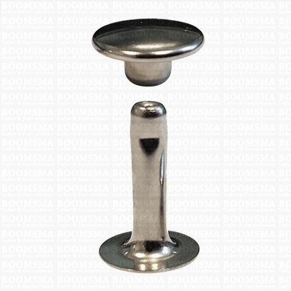 Rivets: Rivet 42 silver cap Ø 11 mm, pin 15 mm (per 1000 (M/pk)) - pict. 2