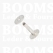 Rivets and burrs small silver 15,5 mm, (rivet + burr)  cap Ø 10 mm, pin Ø 2.8mm (per 10) ALUMINIUM - pict. 1