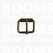 Roller buckle slim antique brass plated 20 mm, Ø 3 mm (ea) - pict. 1