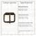 Roller buckle slim antique brass plated 20 mm, Ø 3 mm (ea) - pict. 3