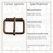 Roller buckle slim antique brass plated 30 mm, Ø 2 mm (ea) - pict. 3
