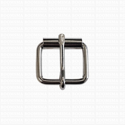 Roller buckle slim silver 20 mm, Ø 3 mm (ea) - pict. 1