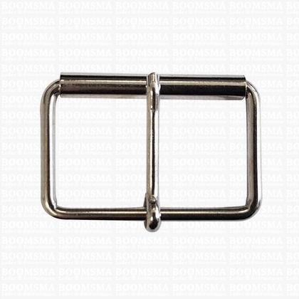Roller buckle slim silver 50 mm, Ø 3,5 mm (ea) - pict. 1