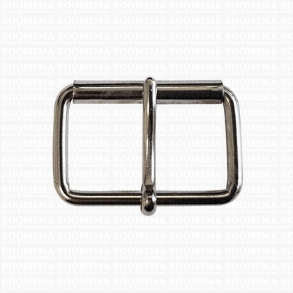 Roller buckle slim silver 40 mm, Ø 3,5 mm (ea) - pict. 1