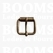 Roller buckle slim curved antique brass plated 20 mm - pict. 1