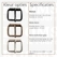 Roller buckle slim curved antique brass plated 25 mm - pict. 2
