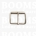 Roller buckle slim curved antique/mat silver  35 mm  - pict. 1