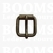 Roller buckle thick antique brass plated 20 mm rollerbuckle for belt - pict. 1