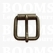 Roller buckle thick antique brass plated 25 mm rollerbuckle for belt - pict. 1