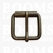 Roller buckle thick antique brass plated 30 mm rollerbuckle for belt - pict. 1