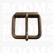 Roller buckle thick antique brass plated 35 mm rollerbuckle for belt - pict. 1