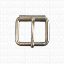 Roller buckle thick antique/mat silver  35 mm rollerbuckle for belt