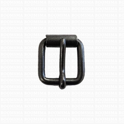 Roller buckle thick nearly black 19 ~ 20 mm rollerbuckle for belt - pict. 1