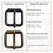Roller buckle thick nearly black 30 mm rollerbuckle for belt - pict. 3
