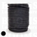 Round leather lace Ø 3 mm roll black roll a 25 meter (per roll) - pict. 1