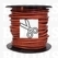 Round leather lace metallic brass (red) Red copper Ø 2 mm, roll 25 m  - pict. 1