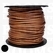 Round leather lace metallic bronze Ø 2 mm, roll 25 meter  - pict. 1