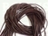 Round leather laces Ø 2 mm brown Ø 2 mm, length 100 cm - pict. 1