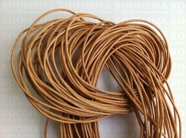 Round leather laces Ø 2 mm natural Ø 2 mm, length 100 cm