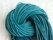 Round leather laces Ø 2 mm turquoise Ø 2 mm  , length 100 cm - pict. 1