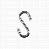 S-Hook Height:3,9 cm width: 2,3 cm